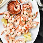 Roasted Shrimp with Homemade Cocktail Sauce