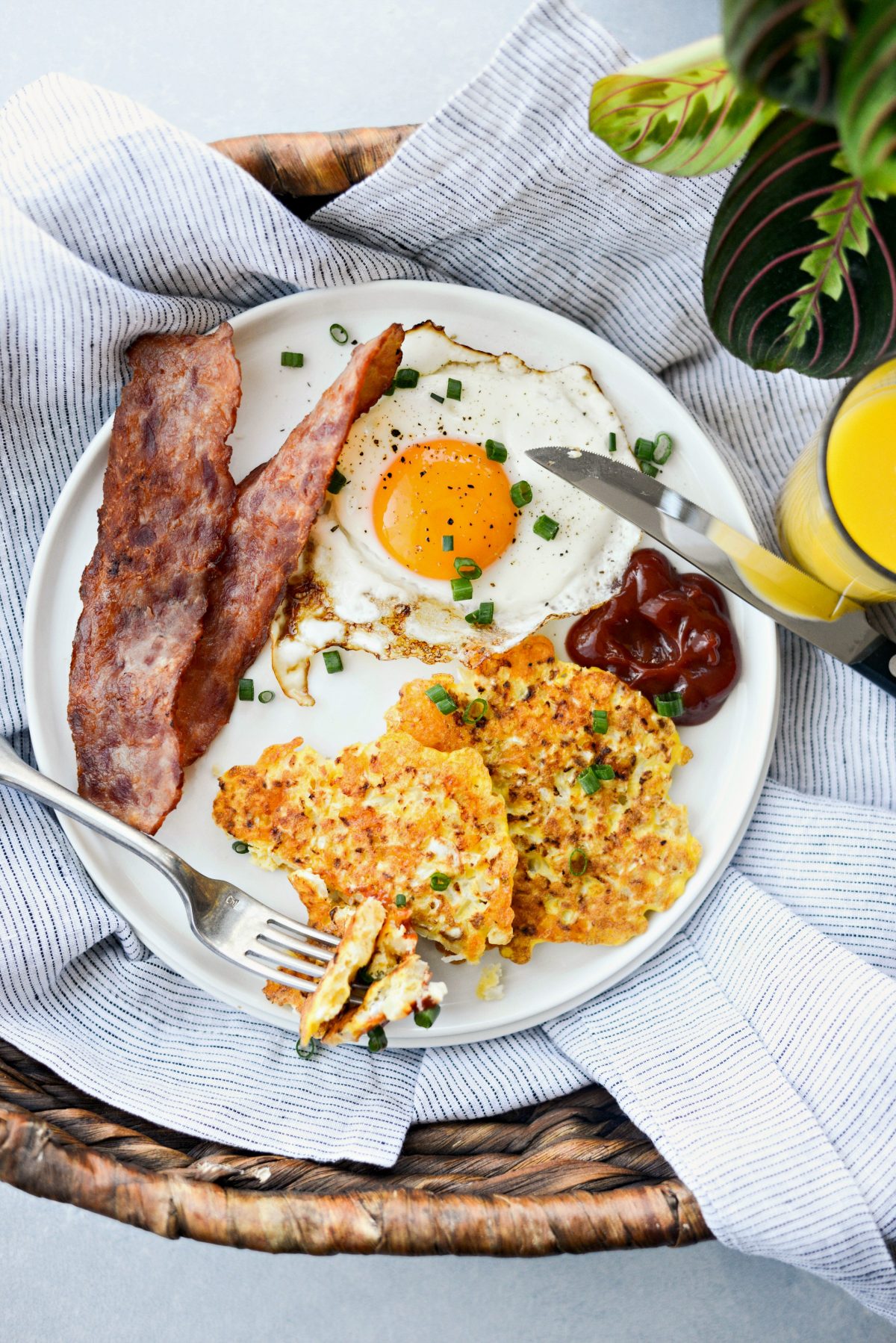 Cauliflower Breakfast Hash Browns