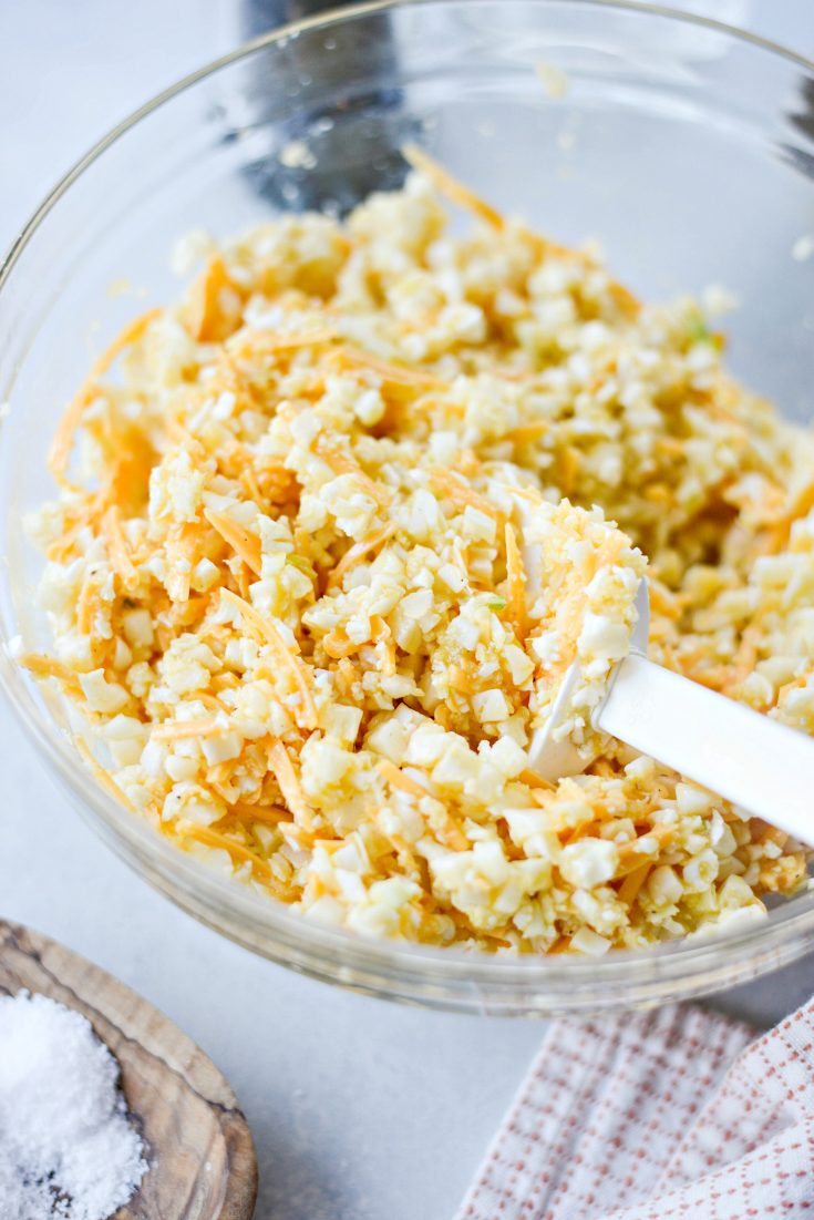 Cauliflower Breakfast Hash Browns Simply Scratch