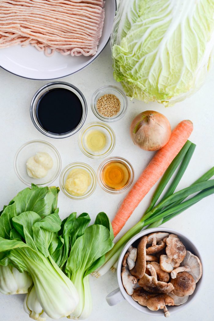 Chicken Egg Roll Bowl ingredients