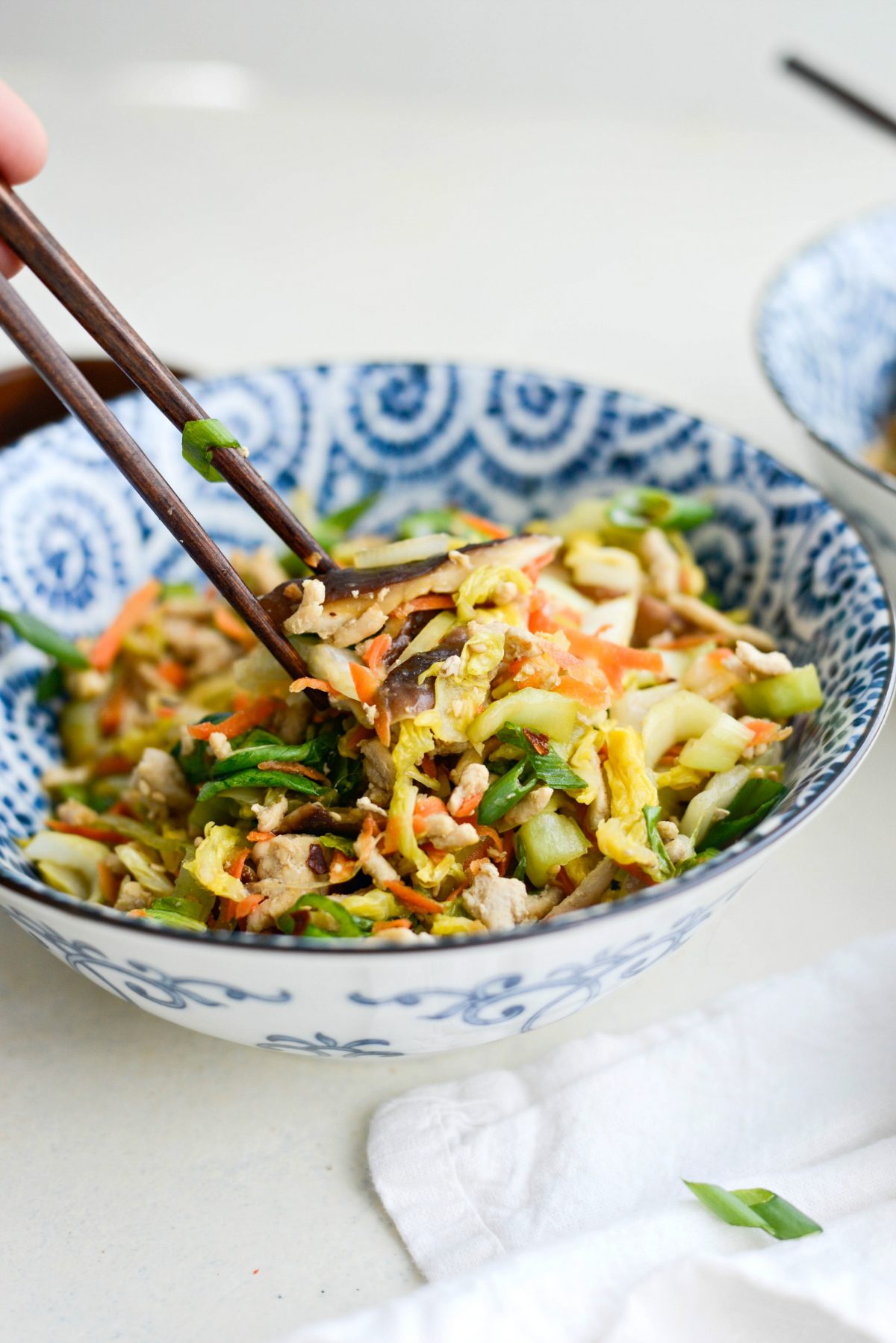 Chicken Egg Roll Bowl 