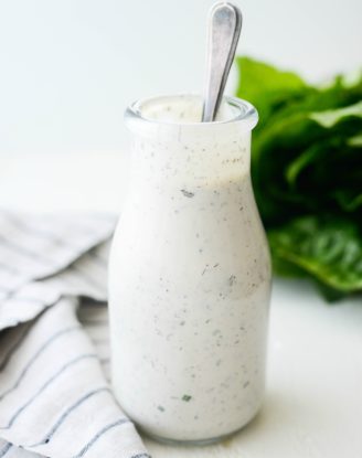 Greek Yogurt Ranch Dressing l SimplyScratch.com