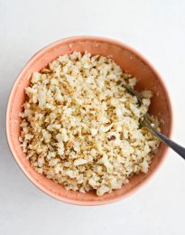 Roasted Cauliflower Rice l SimplyScratch.com