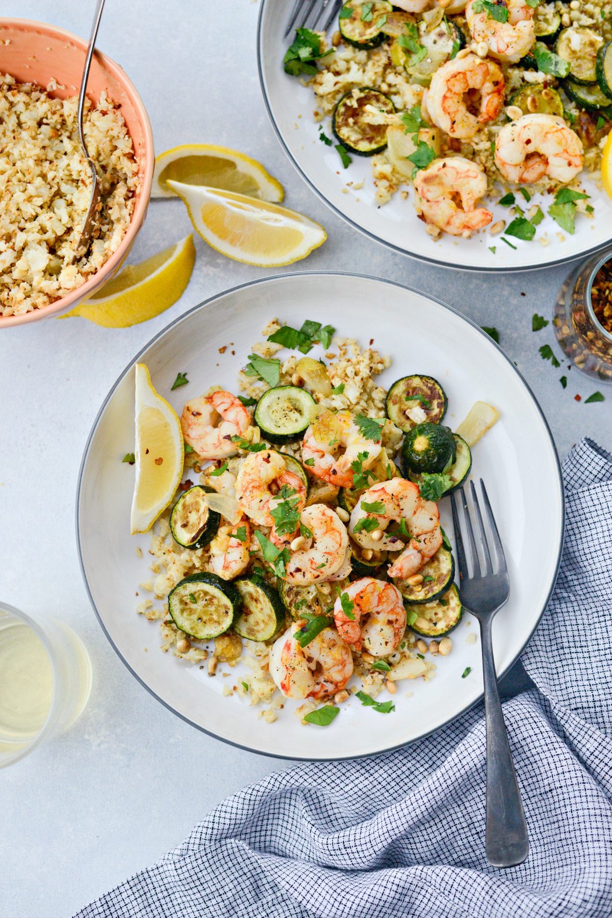 Sheet Pan Lemon Garlic Shrimp and Zucchini