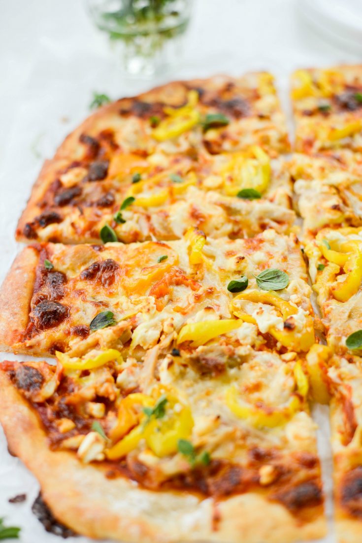 Spicy Chicken Feta Pizza Simply Scratch
