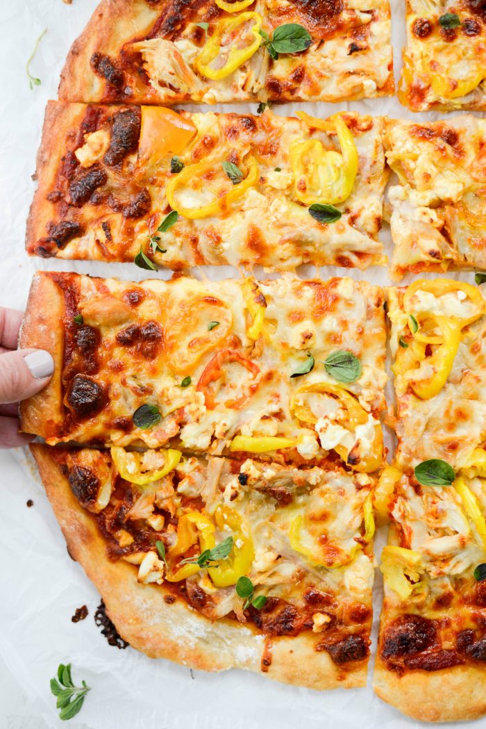 Spicy Chicken Feta Pizza 