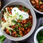 Chipotle White Bean Turkey Chili l SimplyScratch