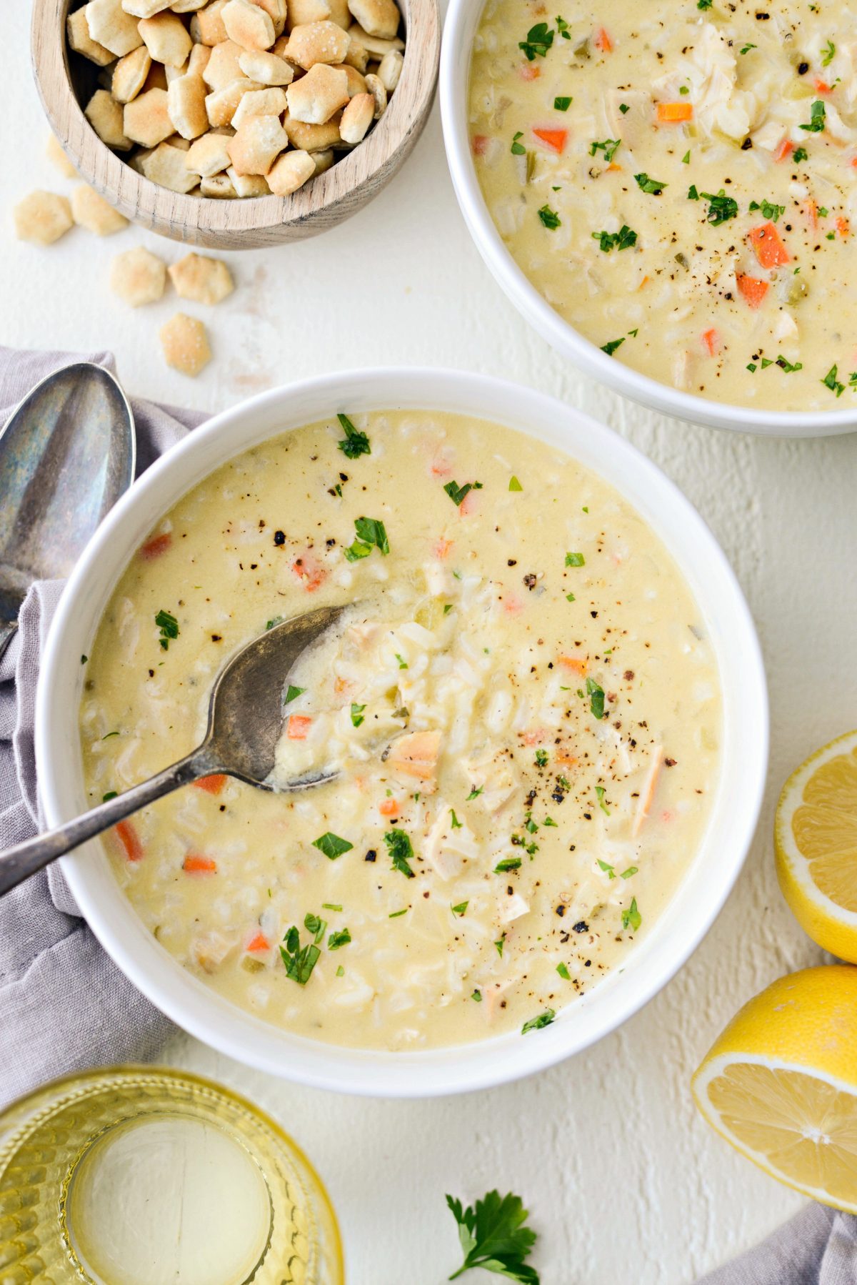 Greek chicken lemon discount rice soup