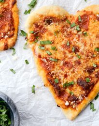 Heart Shaped Personal Pizzas l SimplyScratch.com
