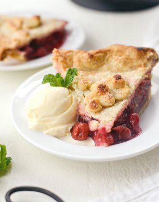 Homemade Cherry Pie l SimplyScratch.com