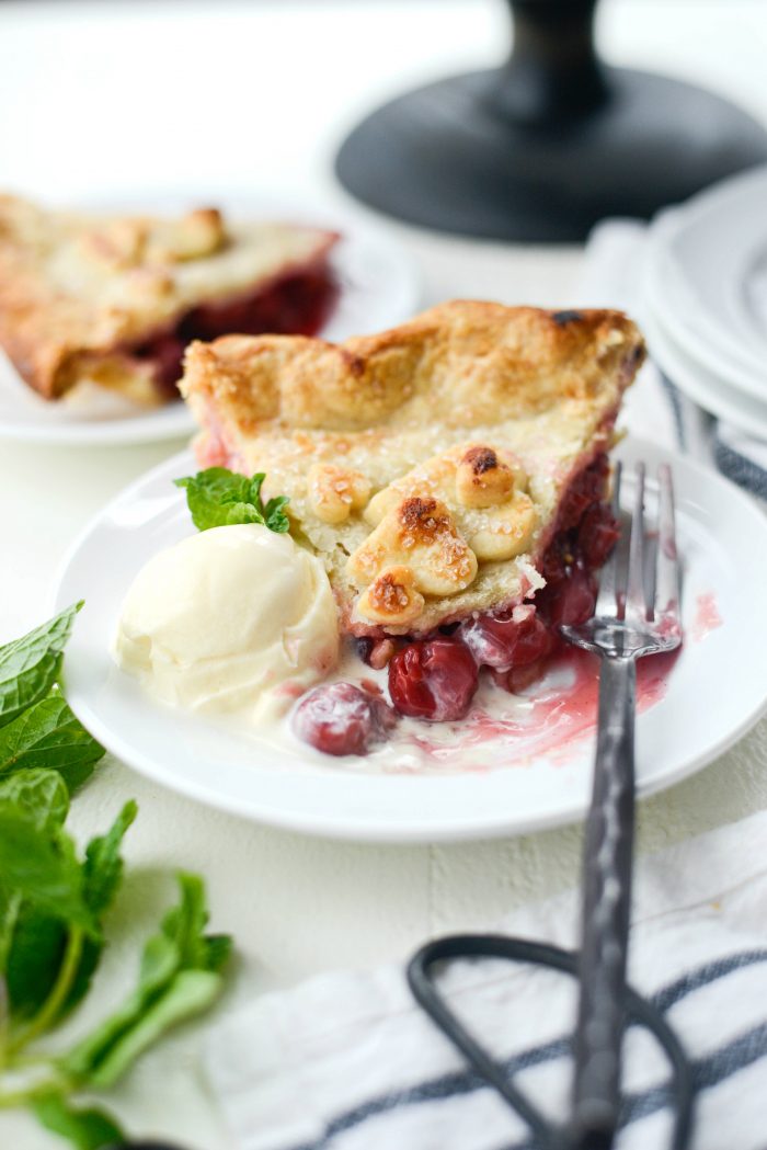 bite missing of Homemade Cherry Pie 