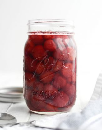 Homemade Maraschino Cherries l SimplyScratch.com