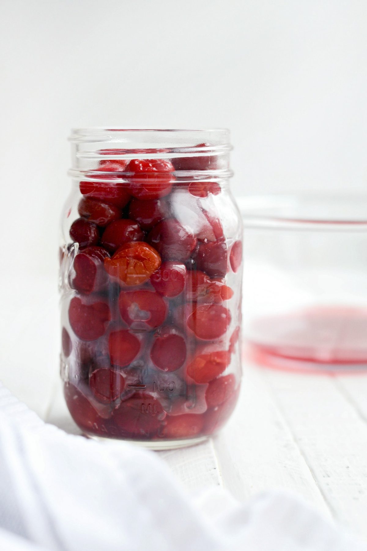 cherries in jars