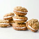 Homemade Oatmeal Cream Pies l SimplyScratch #homemade #oatmeal #creampie #cookies #fromscratch #buttercream #sandwich