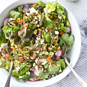 Honcho Chop Salad l SimplyScratch.com #honcho #chop #salad #chopped #texmex #entree #easy #healthy #vegetarian #recipe