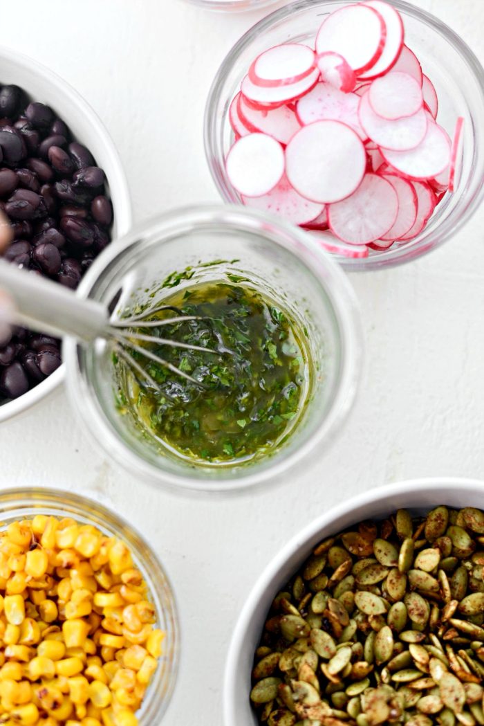 Cilantro vinaigrette