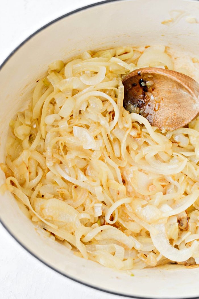 sautéing onions