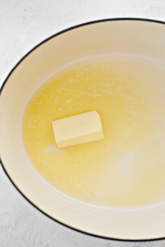add butter to a pot