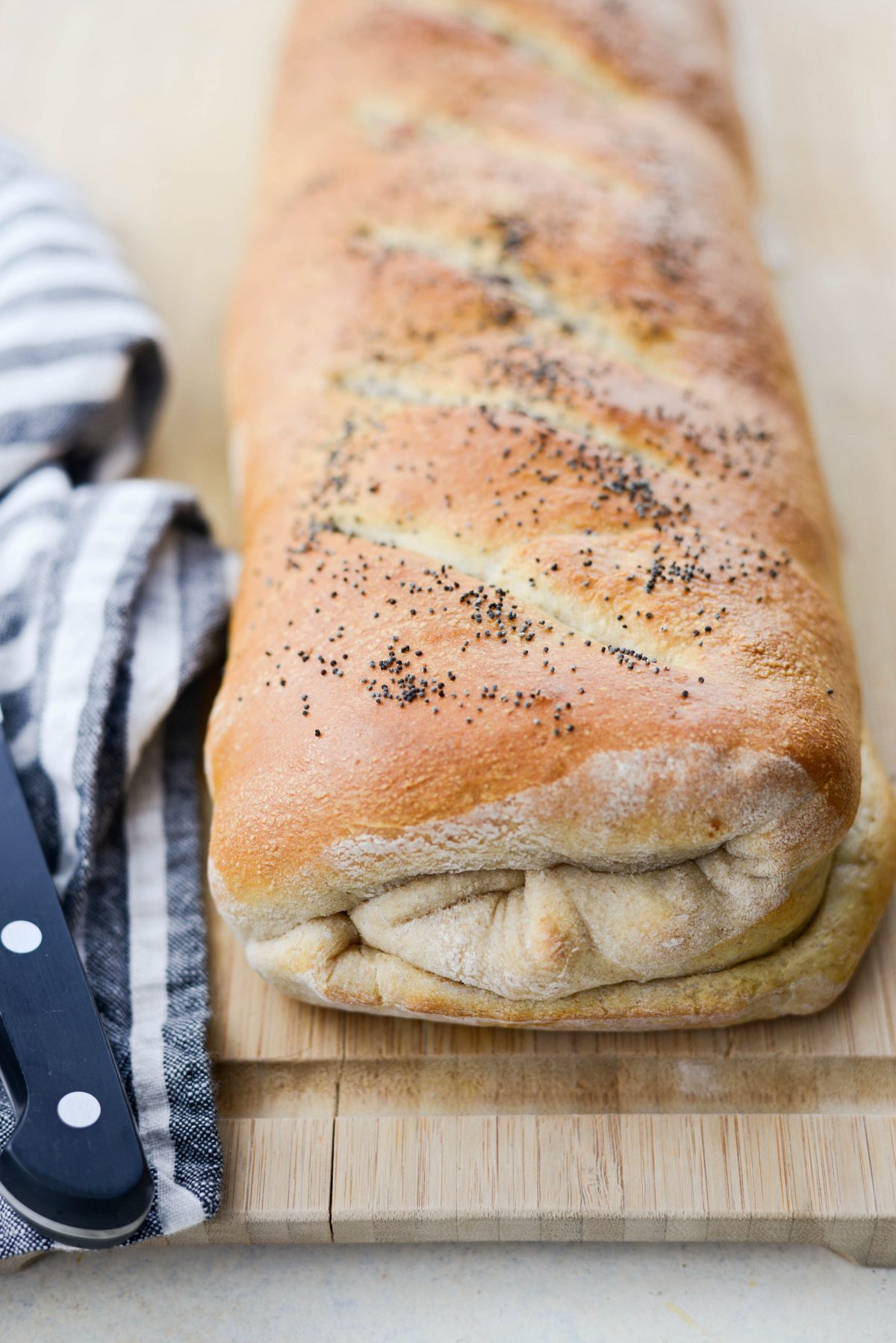 just baked Corned Beef and Cabbage Stromboli