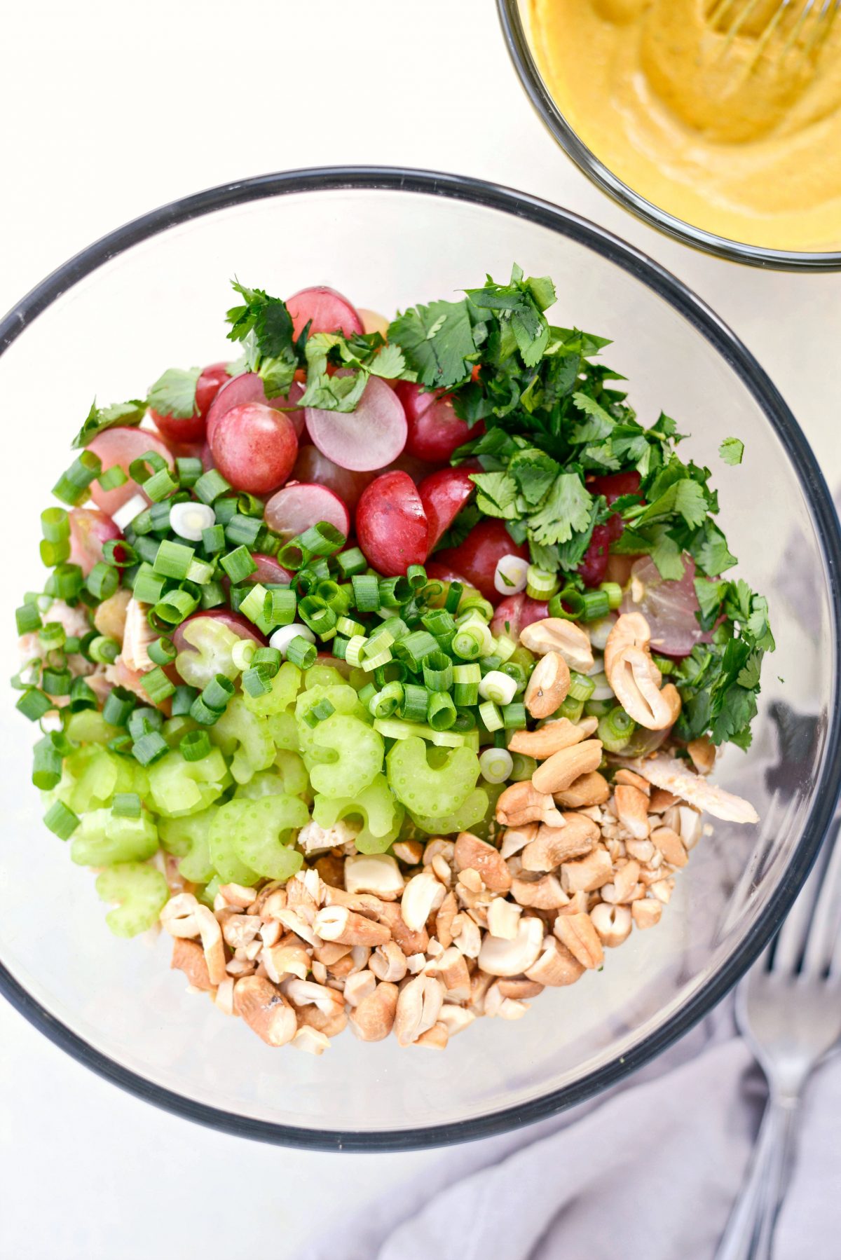 Cashew Curry Chicken Salad - My Sequined Life