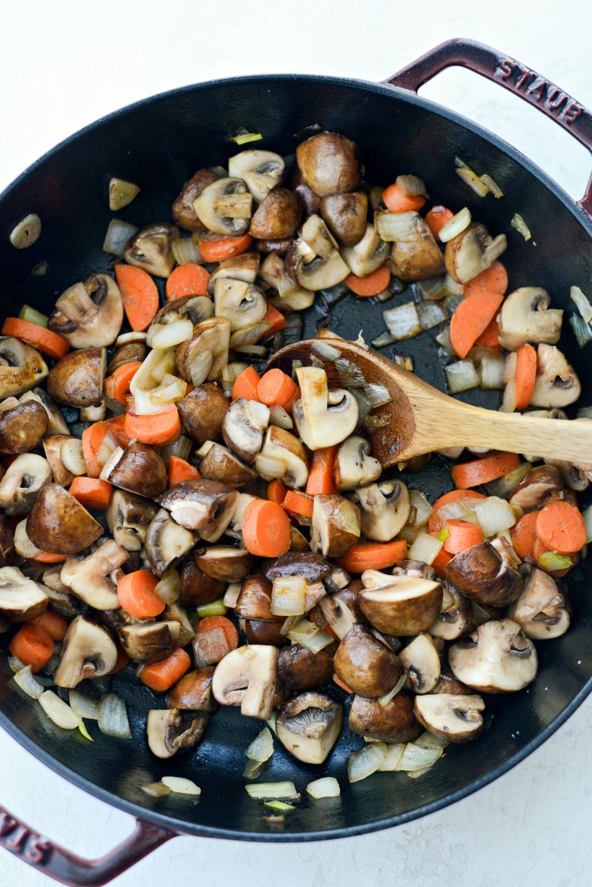 cook mushrooms