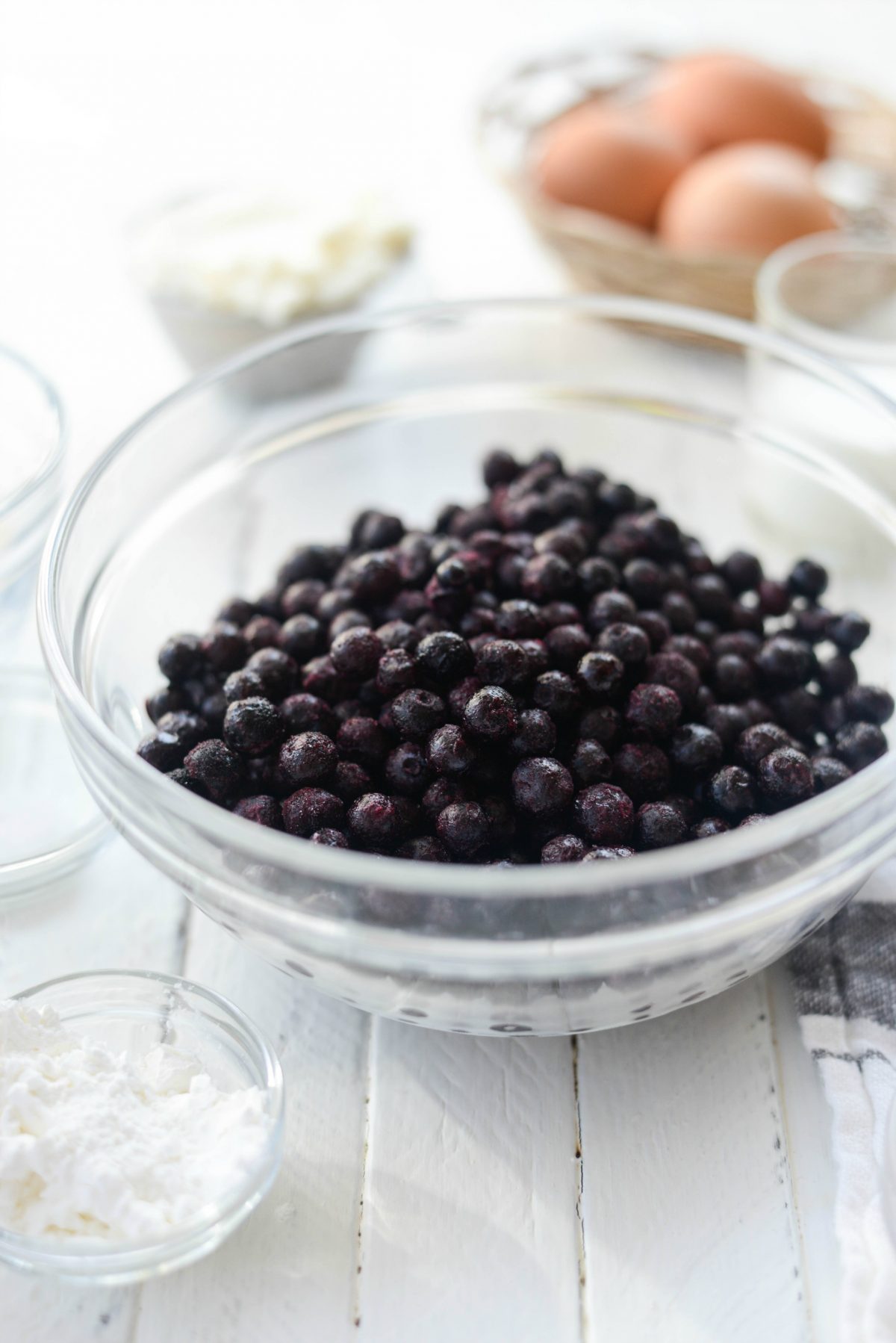 wild blueberries in a bowl