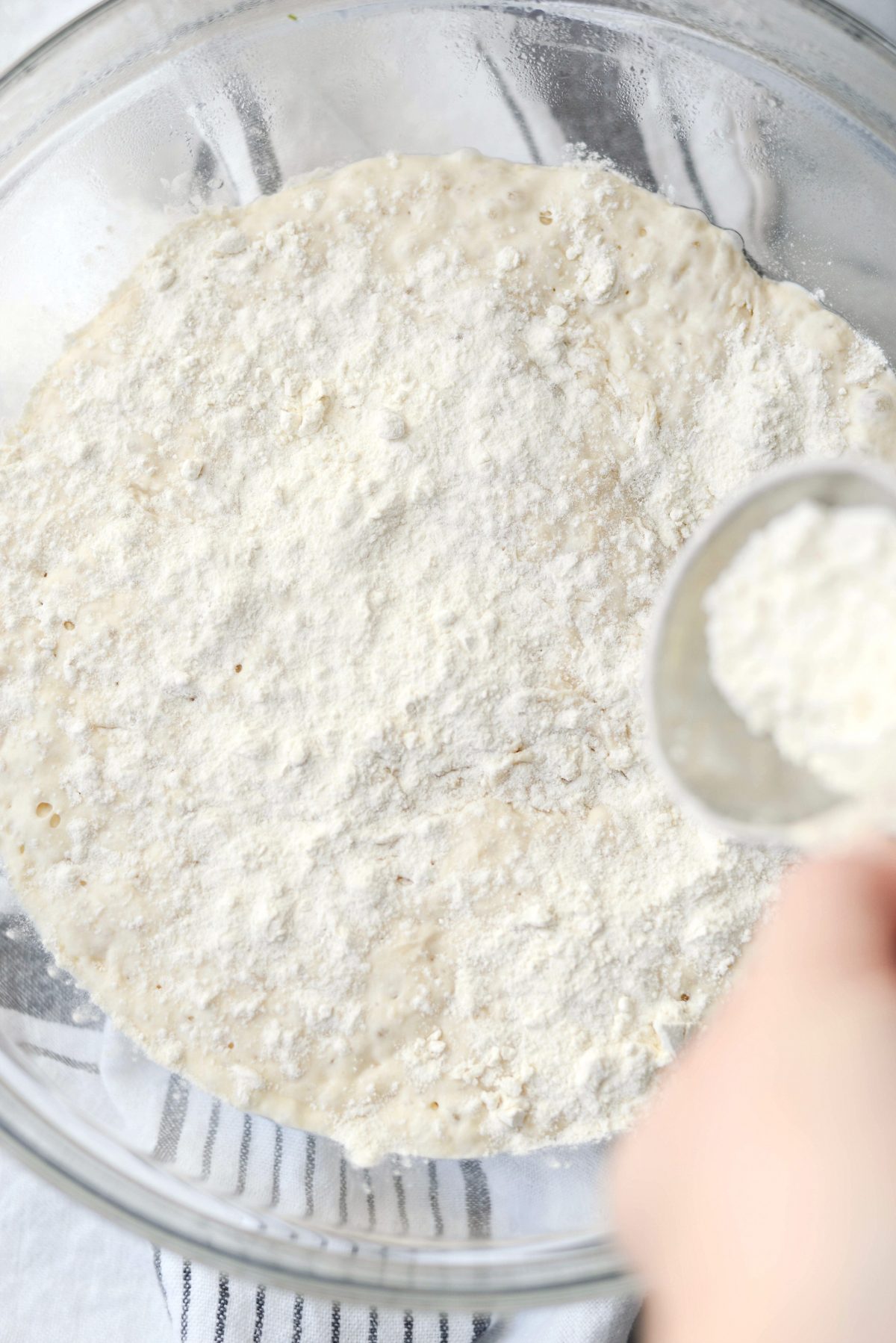 sprinkle with flour