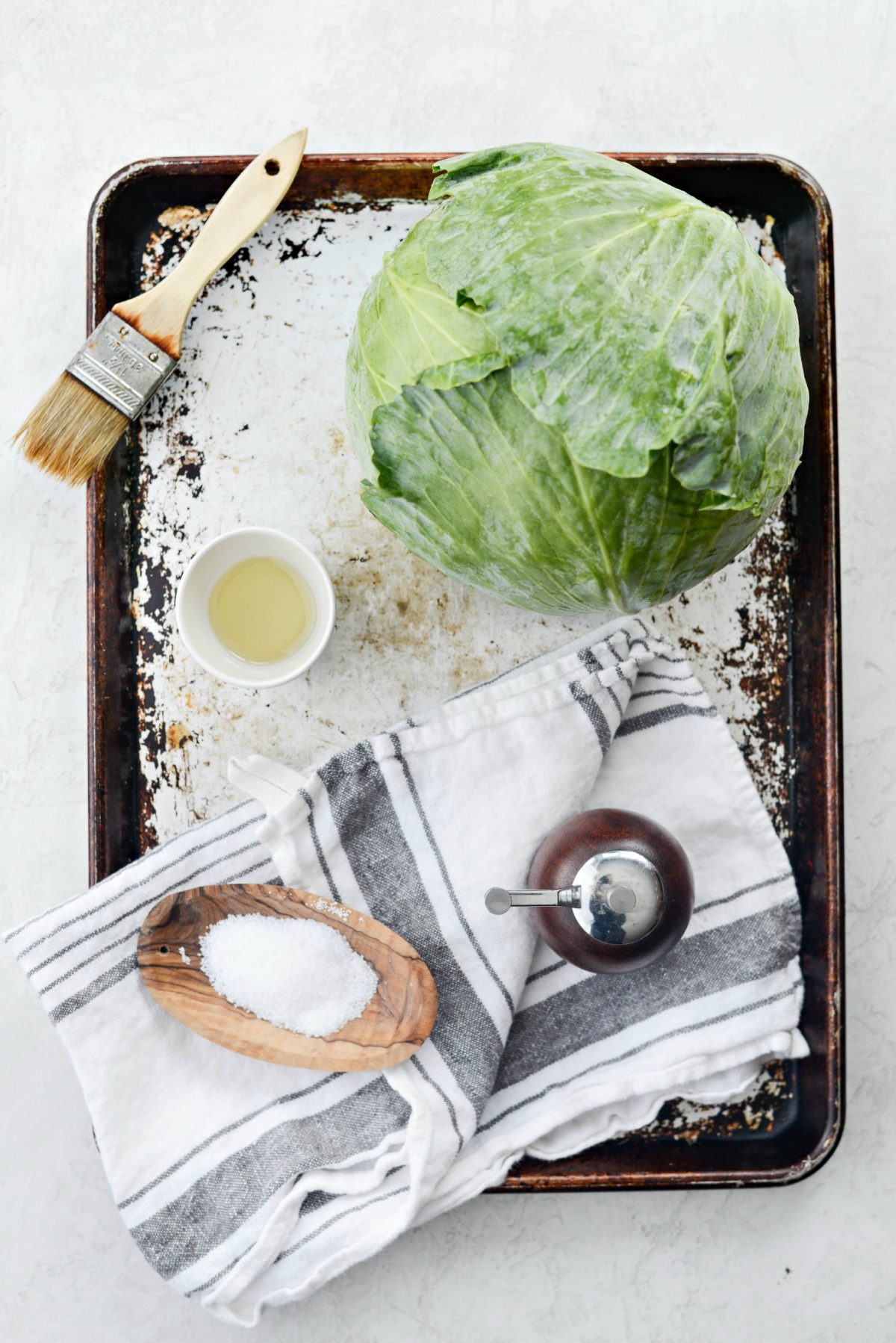 ingredients for Roasted Cabbage Steaks