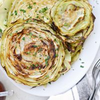 Roasted Cabbage Steaks l SimplyScratch.com #cabbage #steaks #sidedish #holiday #eats #easter #stpatricksday #irish #roasted