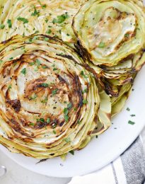 Roasted Cabbage Steaks l SimplyScratch.com #cabbage #steaks #sidedish #holiday #eats #easter #stpatricksday #irish #roasted