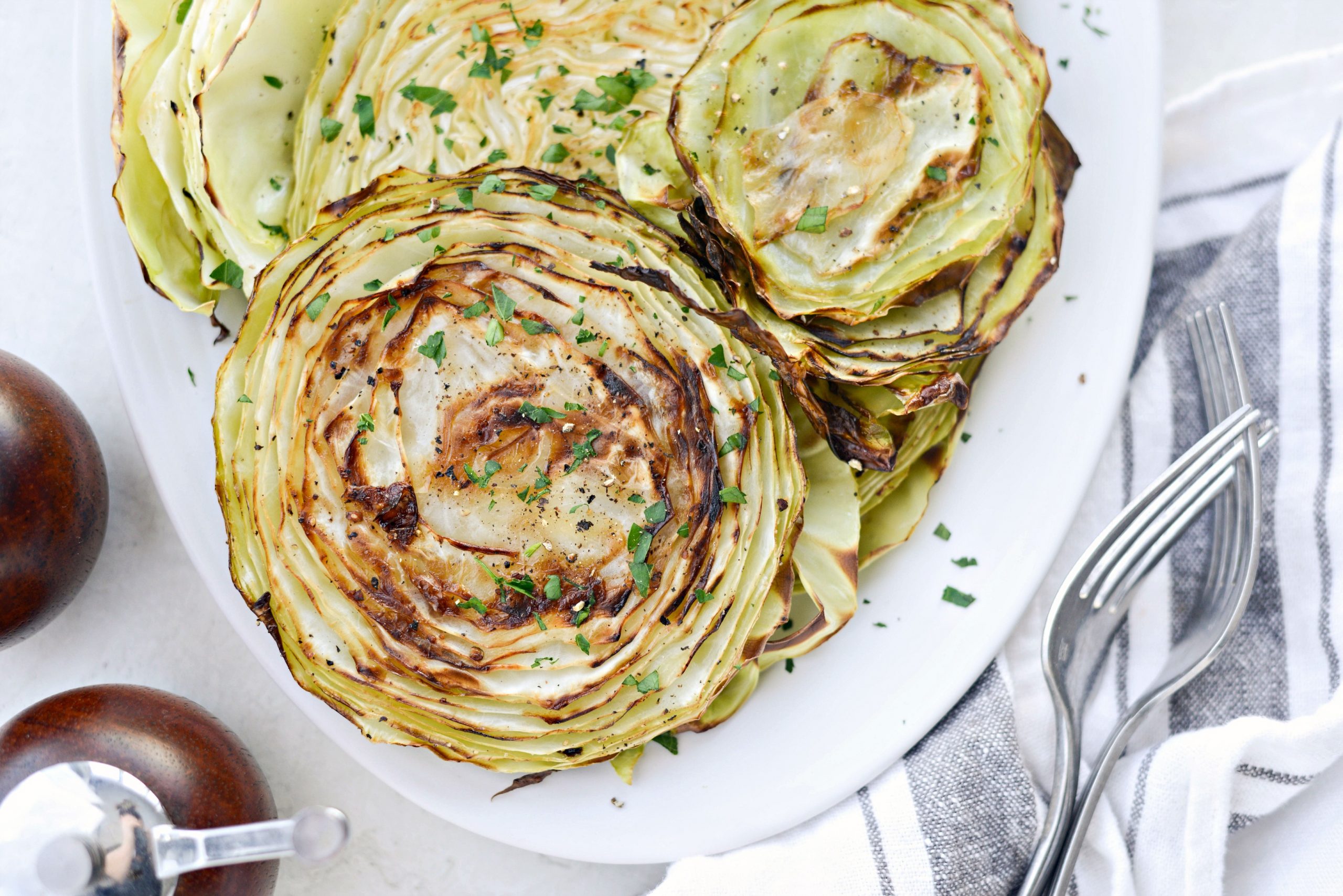 Roasted Cabbage Steaks Simply Scratch