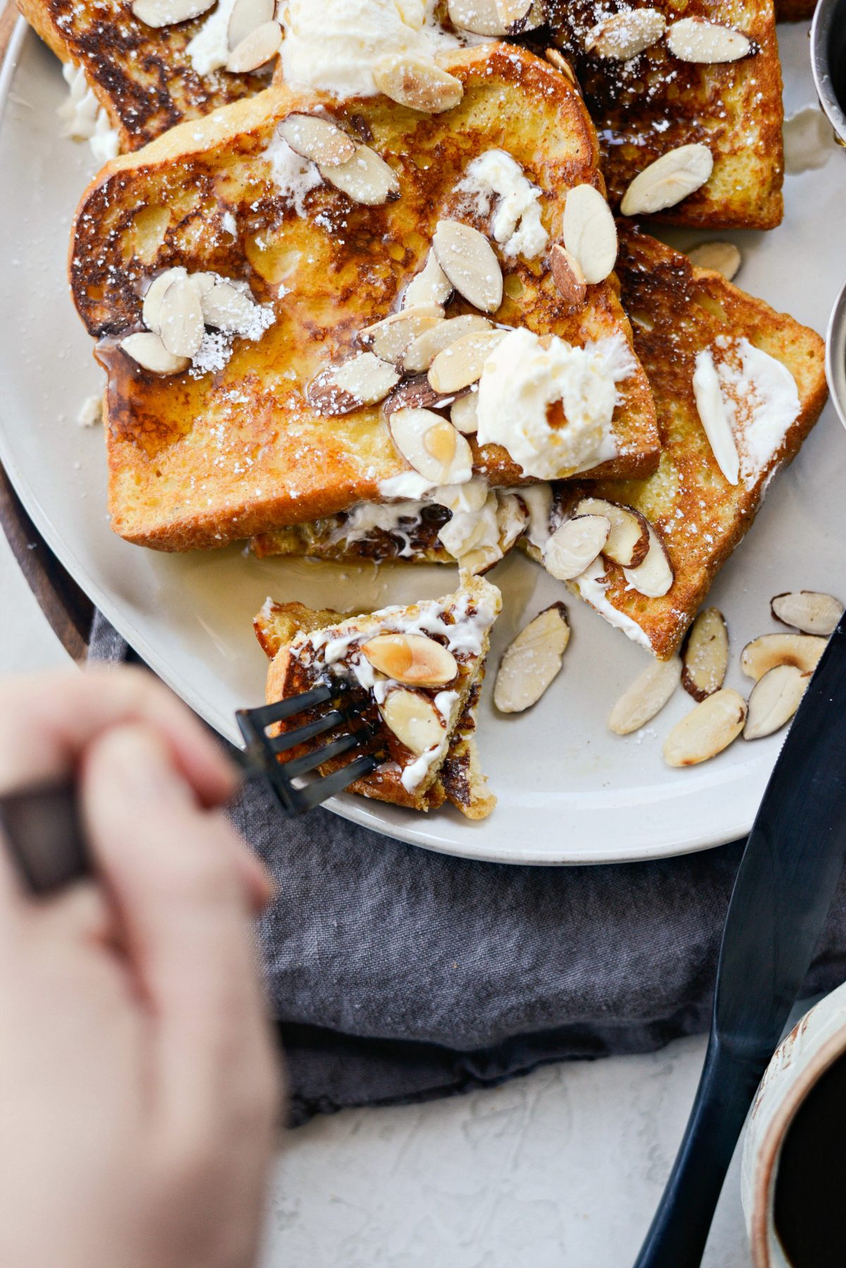 Vanilla Cardamom French Toast bite