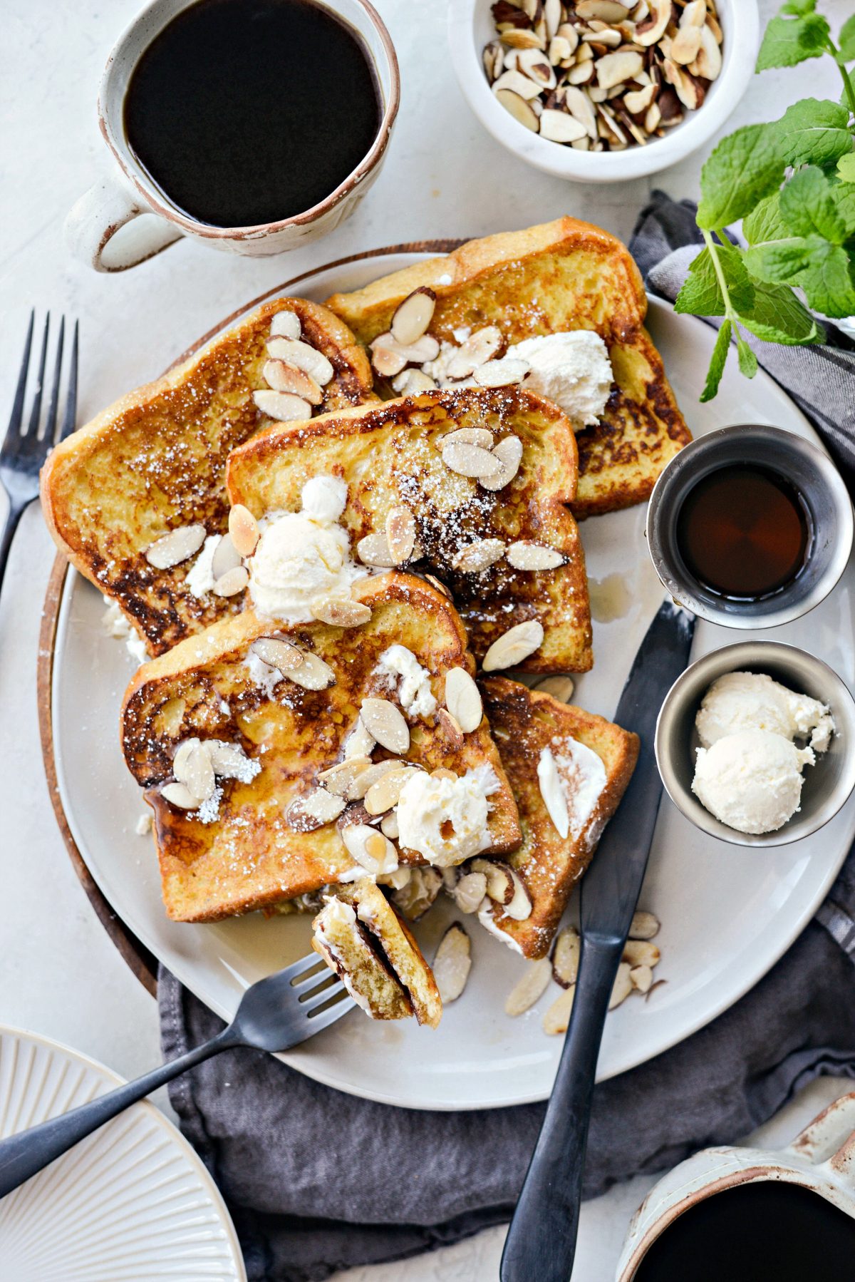 plate of Vanilla Cardamom French Toast