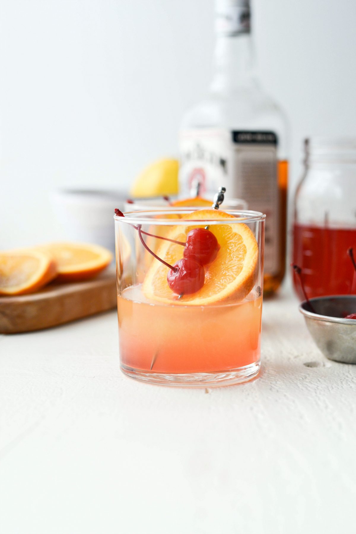 Whiskey Sour Sunrise cocktail