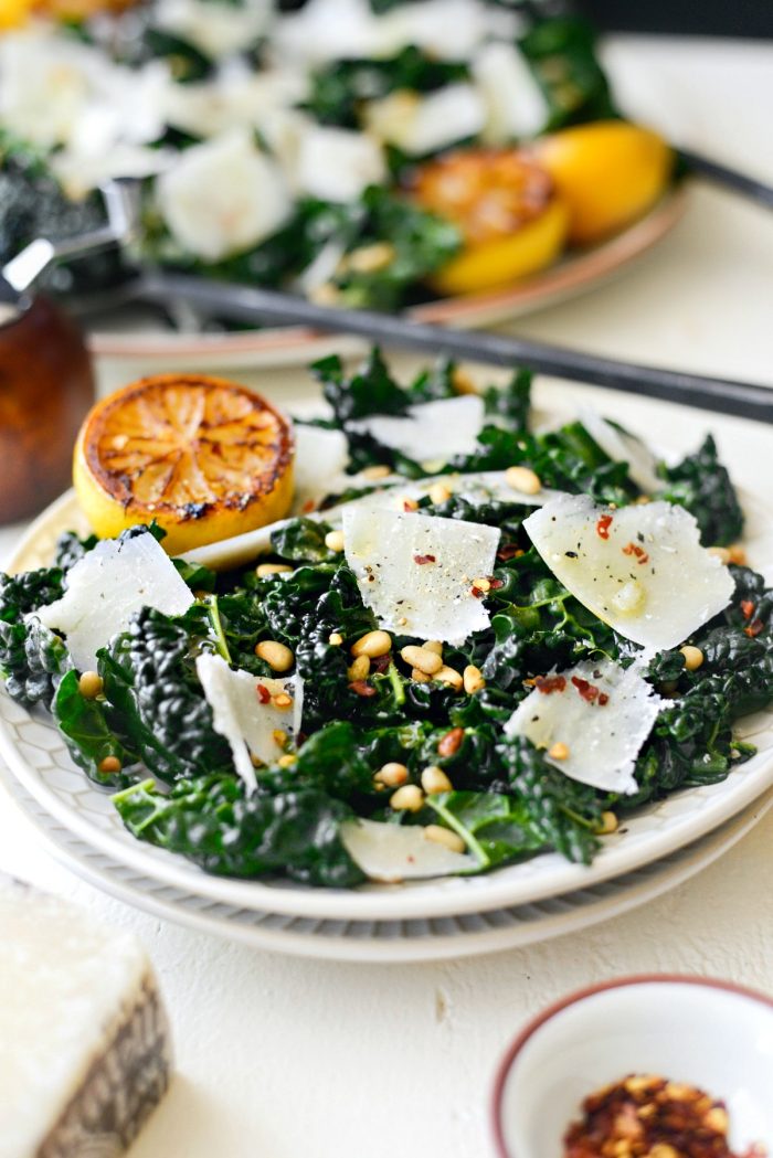 Charred Lemon and Tuscan Kale Salad