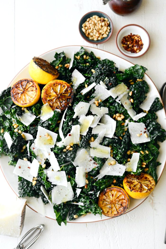 Charred Lemon and Tuscan Kale Salad