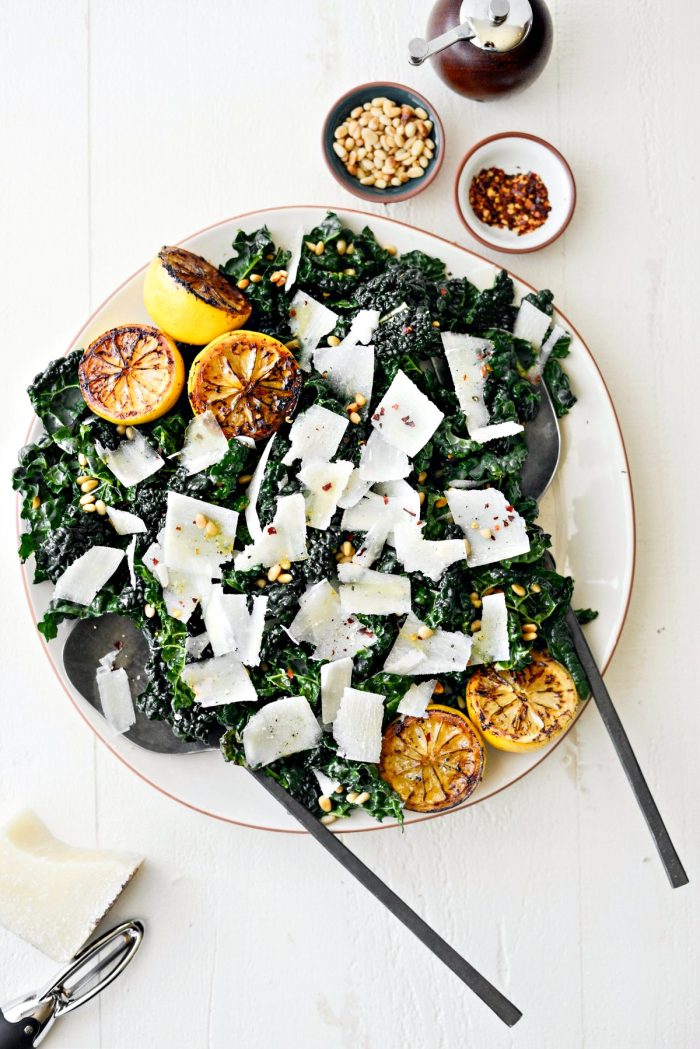 Charred Lemon and Tuscan Kale Salad