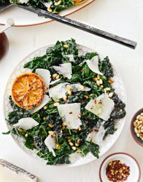 Charred Lemon and Tuscan Kale Salad