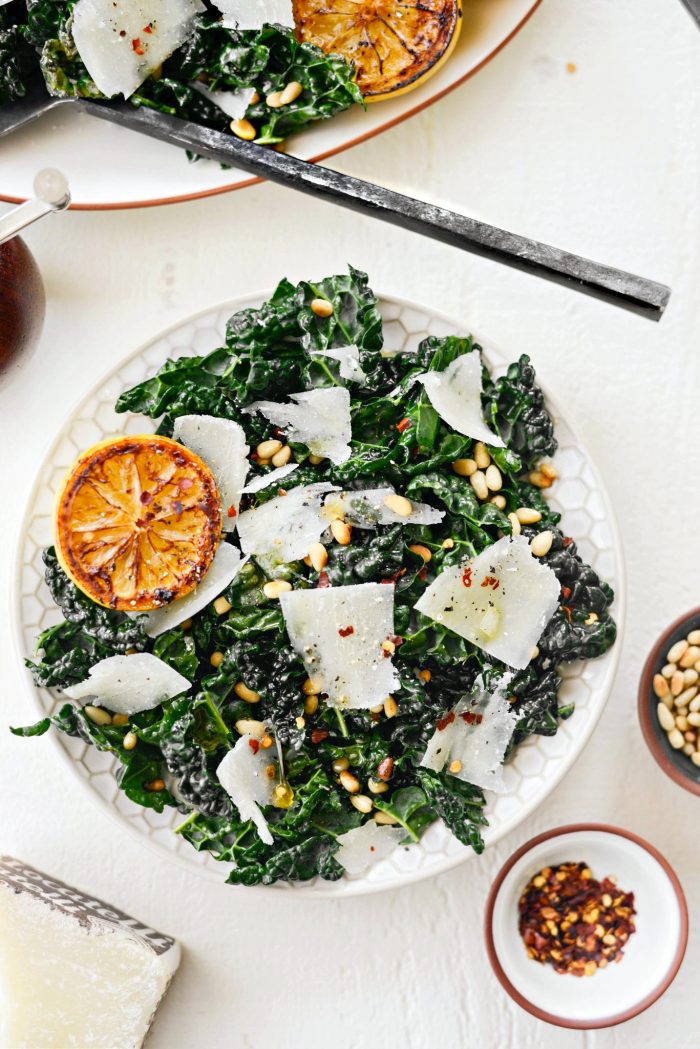 Charred Lemon and Tuscan Kale Salad