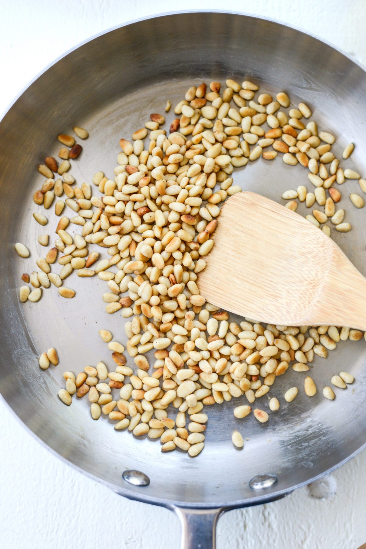 toasted pine nuts.