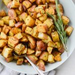 Simple Rosemary Breakfast Potatoes l SimplyScratch.com #rosemary #breakfast #potatoes #hash #sidedish