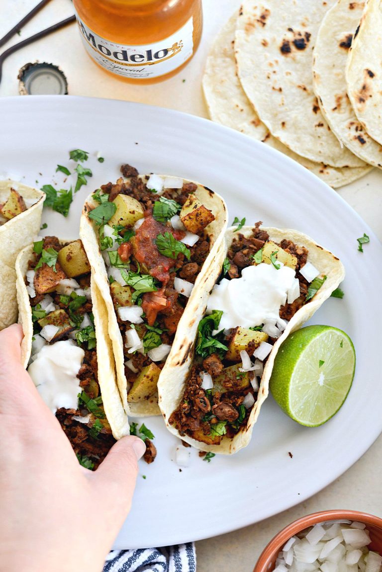 Vegan Chorizo and Crispy Potato Tacos Simply Scratch