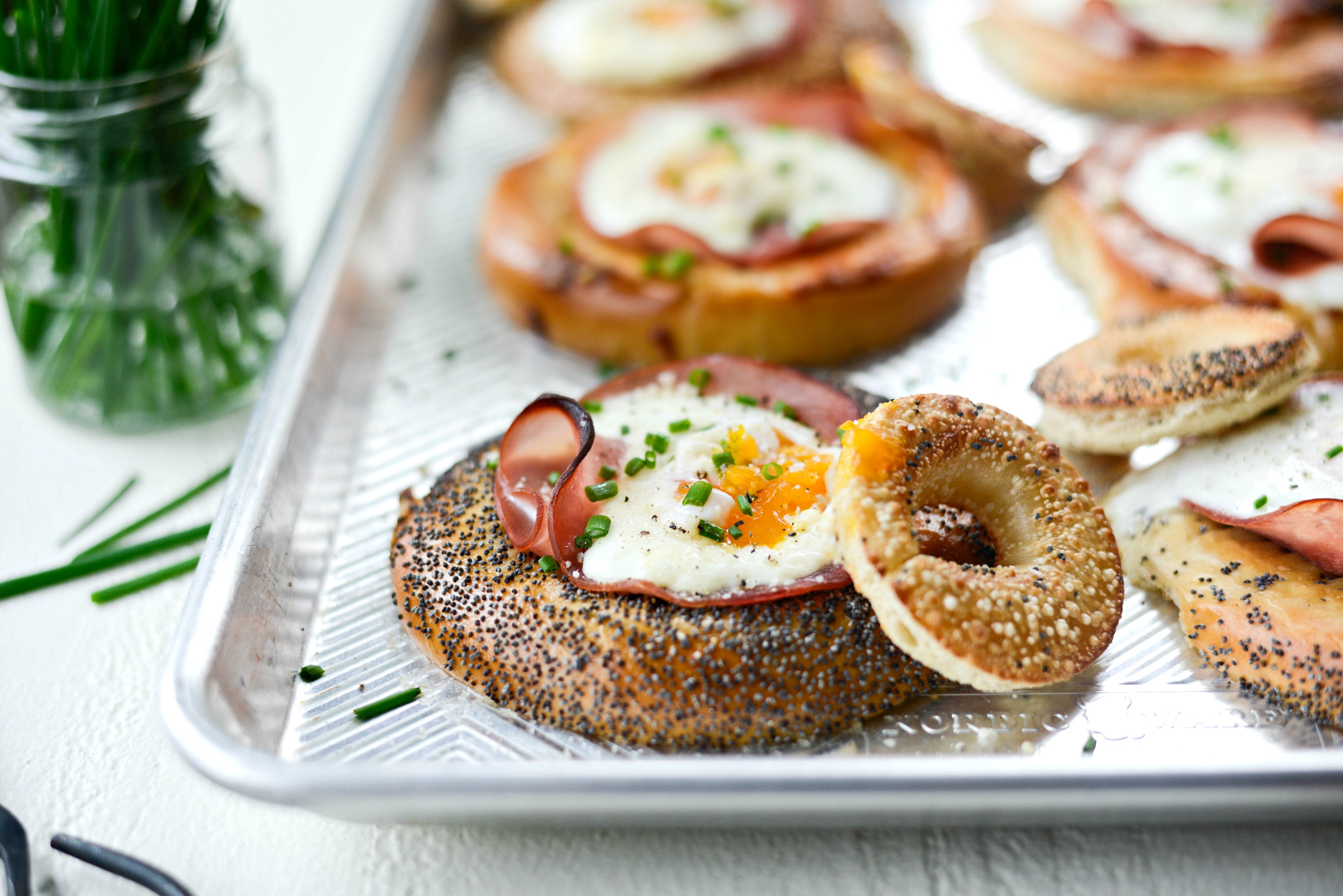 Servering Av Bagel
