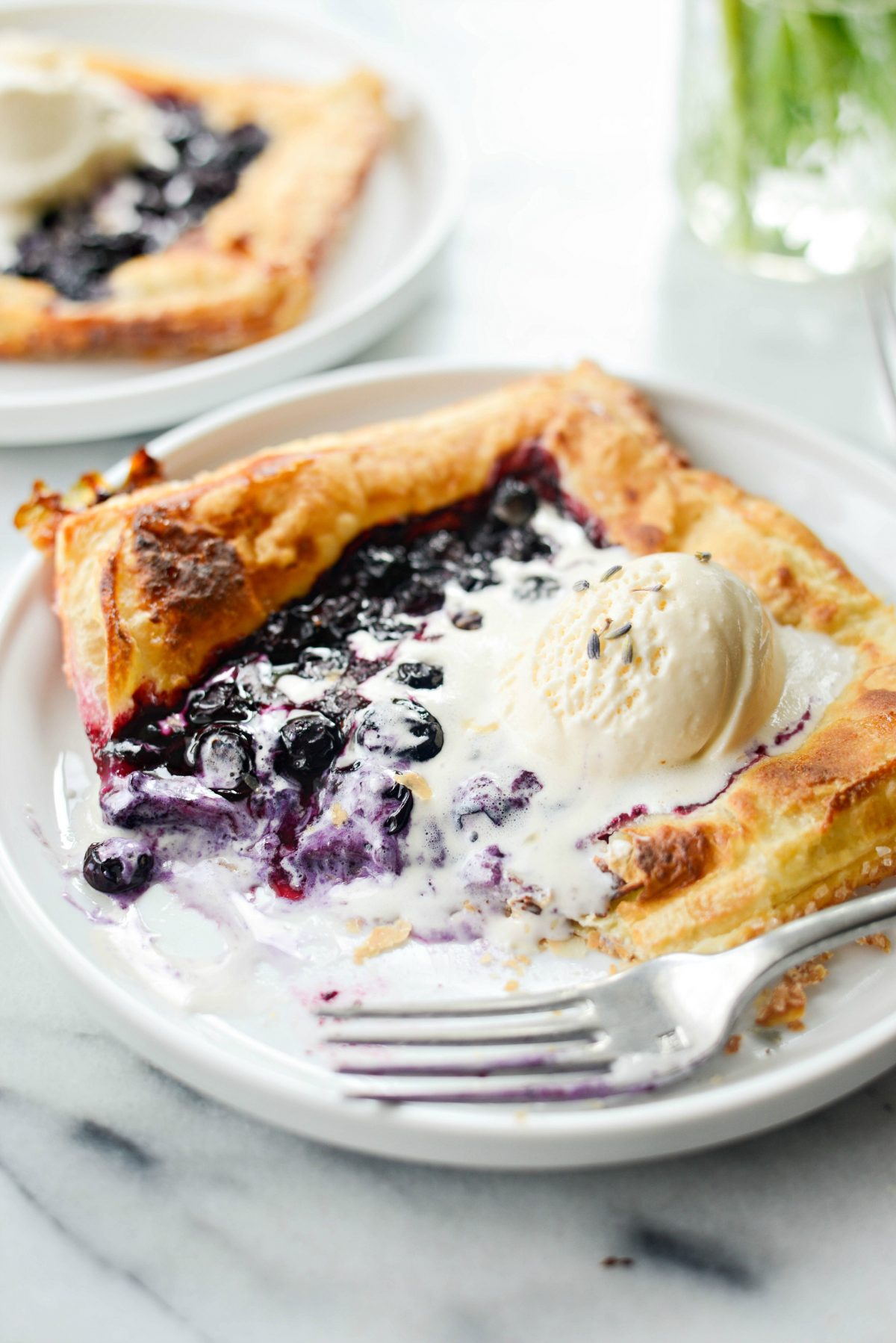Blueberry Lavender Pastry Pies l SimplyScratch.com