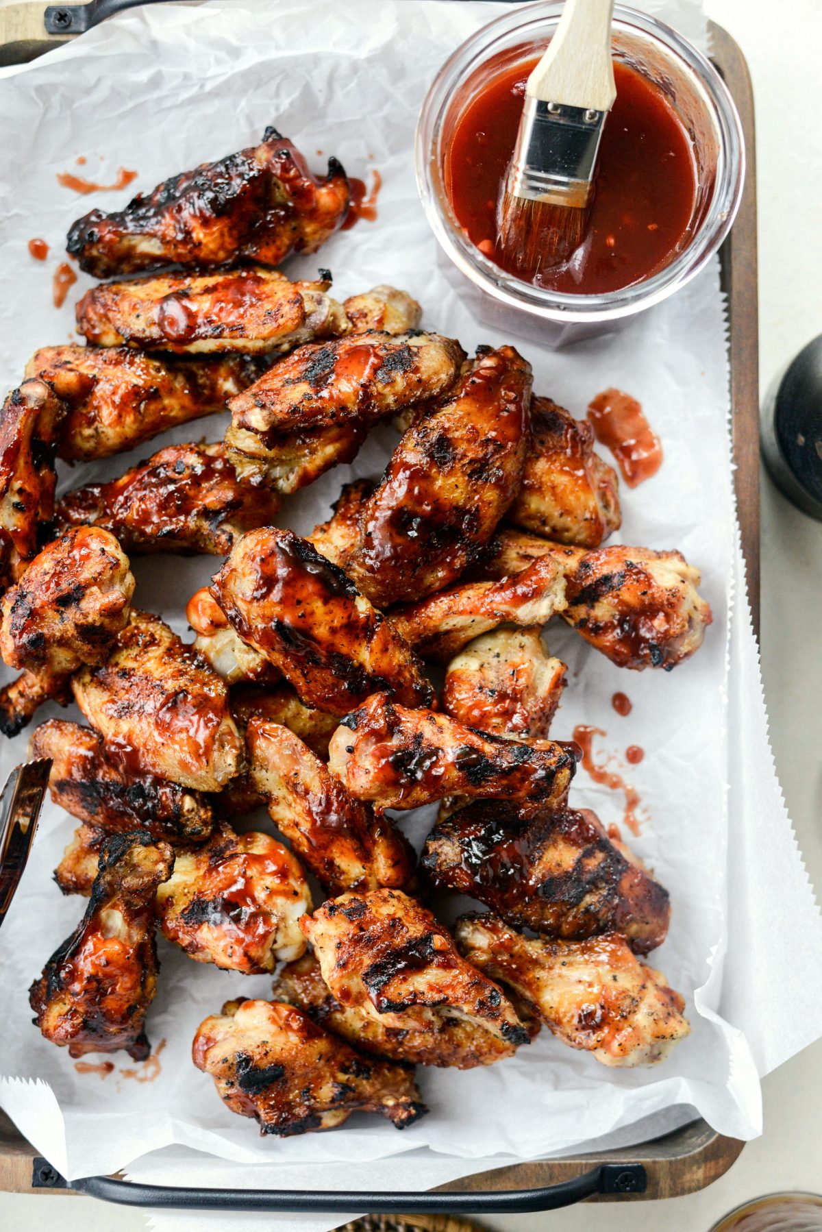 Grilled Cherry Chipotle Chicken Wings - Simply Scratch