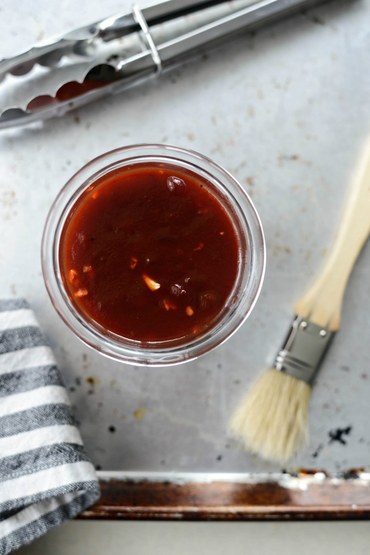 cherry bbq sauce in jar