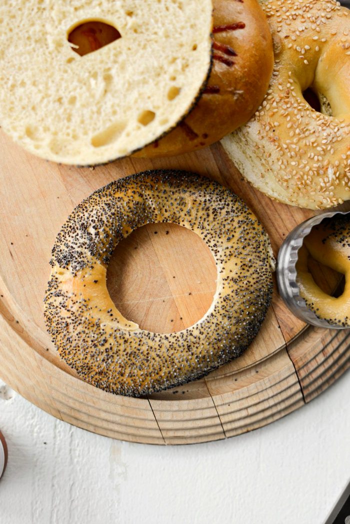 bagel with center cut out