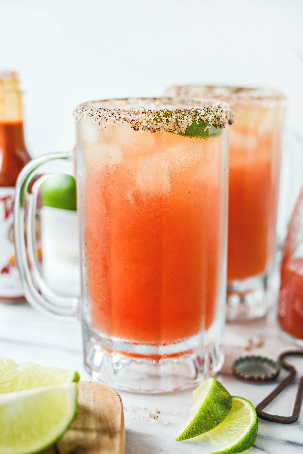 Mexican Michelada Recipe l SimplyScratch.com #adultbeverage #cincodemayo #beer #drink #mexican