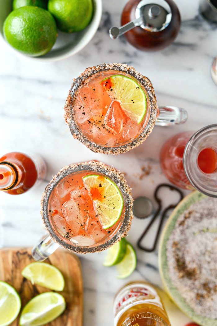 Mexican Michelada Recipe l SimplyScratch.com #adultbeverage #cincodemayo #beer #drink #mexican