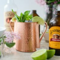 Classic Moscow Mule l SimplyScratch.com #moscowmule #adultbeverage #cocktail #lime #vodka #gingerbeer #beverage